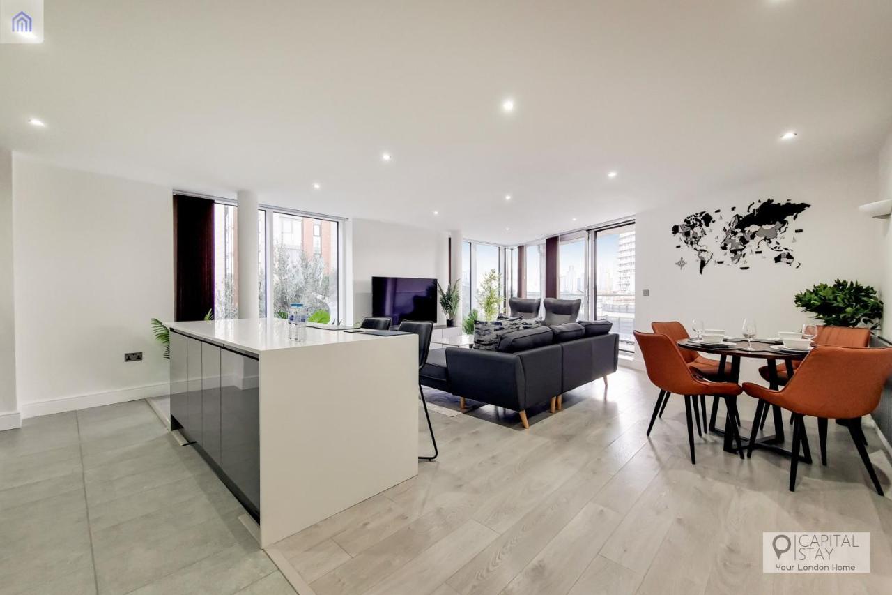 Free Parking - Stylish Three Bedroom Apartment By London Excel Ngoại thất bức ảnh